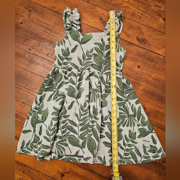Janie and Jack girls dress size 6 leaf print EUC - Picture 8 of 9